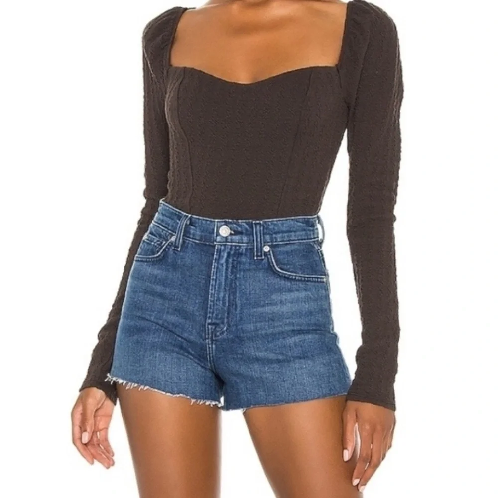 Free People Black Size Small Brittany Top